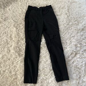 H&M Black Straight-Leg Dress Pants